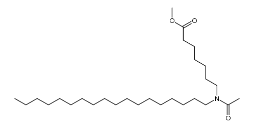 methyl 7-(N-octadecylacetamido)heptanoate Structure