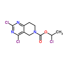 1-氯乙基 2,4-二氯-7,8-二氢吡啶并[4,3-D]嘧啶-6(5H)-羧酸图片