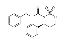 3-Cbz-4-phenyl-[1,2,3]oxathiazinane 2,2-dioxide Structure