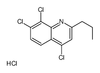 2-Propyl-4,7,8-trichloroquinoline hydrochloride Structure