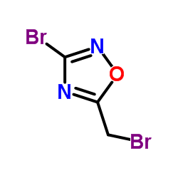 3-溴-5-溴甲基-[1,2,4]噁二唑结构式