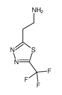 2-[5-(trifluoromethyl)-1,3,4-thiadiazol-2-yl]ethanamine结构式