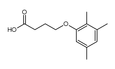 γ-(2,3,5-trimethylphenoxy)butyric acid结构式
