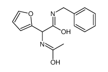 alpha-acetamido-N-benzyl-alpha-(furan-2-yl)acetamide结构式