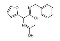 alpha-acetamido-N-benzyl-alpha-(furan-2-yl)acetamide structure