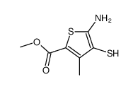 2-Thiophenecarboxylicacid,5-amino-4-mercapto-3-methyl-,methylester(9CI) picture