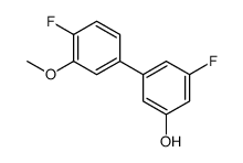 3-fluoro-5-(4-fluoro-3-methoxyphenyl)phenol结构式