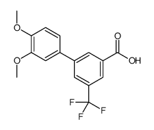 3-(3,4-dimethoxyphenyl)-5-(trifluoromethyl)benzoic acid结构式