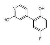 4-(5-fluoro-2-hydroxyphenyl)-1H-pyridin-2-one Structure