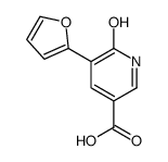 5-(furan-2-yl)-6-oxo-1H-pyridine-3-carboxylic acid结构式