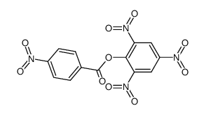 2,4,6-trinitrophenyl 4-nitrobenzoate结构式