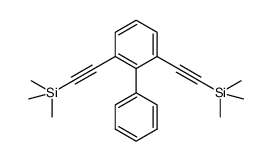 2,6-bis[(trimethylsilyl)ethynyl]biphenyl结构式