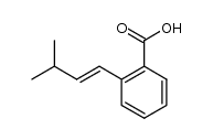 2-(isopent-1'-enyl)benzoic acid Structure