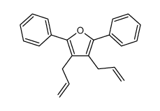 3,4-diallyl-2,5-diphenylfuran Structure