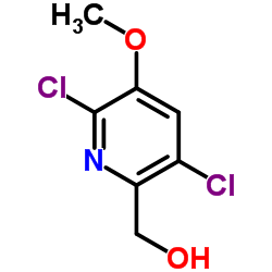 (3,6-Dichloro-5-methoxy-2-pyridinyl)methanol结构式