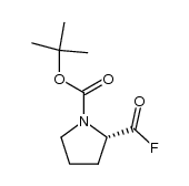 tert-butyl 2-(fluorocarbonyl)pyrrolidine-1-carboxylate Structure