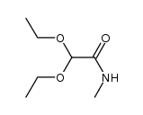 2,2-diethoxy-N-methylacetamide结构式