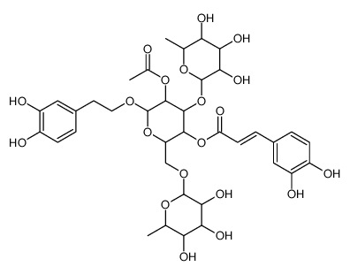 2'-乙酰基金石蚕苷结构式