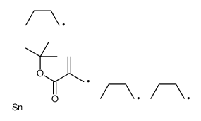 tert-butyl 2-(tributylstannylmethyl)prop-2-enoate结构式