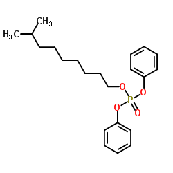 Diphenyl 8-Methyl-1-nonanol Phosphate structure