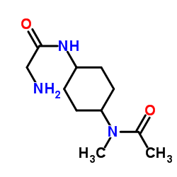 N-{4-[Acetyl(methyl)amino]cyclohexyl}glycinamide结构式