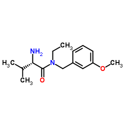 N-Ethyl-N-(3-methoxybenzyl)-L-valinamide结构式