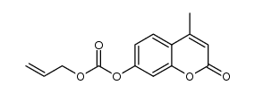 allyl (4-methyl-2-oxo-2H-chromen-7-yl) carbonate Structure