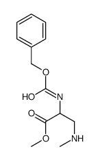 Methyl (2R)-3-amino-2-{[(benzyloxy)carbonyl]amino}propanoate hydrochloride structure