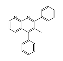 3-methyl-2,4-diphenyl-1,8-naphthyridine结构式