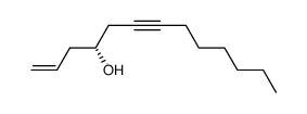 (S)-Tridec-1-en-6-yn-4-ol Structure