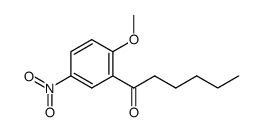 1-(2-methoxy-5-nitrophenyl)hexan-1-one Structure