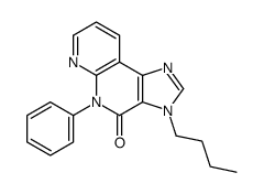 3-butyl-5-phenylimidazo[4,5-c][1,8]naphthyridin-4-one结构式