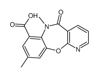 6,9-dimethyl-5-oxopyrido[2,3-b][1,5]benzoxazepine-7-carboxylic acid Structure