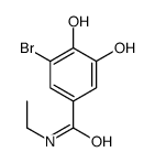 3-bromo-N-ethyl-4,5-dihydroxybenzamide Structure