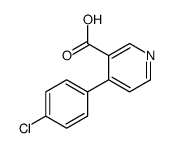 4-(4-chlorophenyl)pyridine-3-carboxylic acid Structure