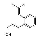 3-[2-(2-methylprop-1-enyl)phenyl]propan-1-ol Structure