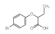 2-(4-Bromophenoxy)butanoic acid结构式