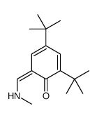 2,4-ditert-butyl-6-(methylaminomethylidene)cyclohexa-2,4-dien-1-one结构式