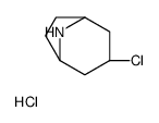 (1R,5S)-3-chloro-8-azabicyclo[3.2.1]octane,hydrochloride Structure