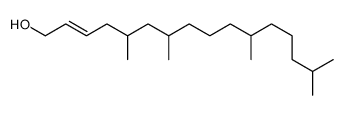 5,7,11,15-tetramethylhexadec-2-en-1-ol结构式