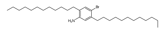 4-bromo-2,5-didodecylaniline结构式