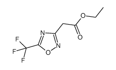 Ethyl 2-(5-(Trifluoromethyl)-1,2,4-Oxadiazol-3-Yl)Acetate结构式