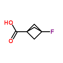 3-fluorobicyclo[1.1.1]pentane-1-carboxylic acid Structure