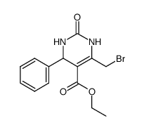 ethyl 6-(bromomethyl)-2-oxo-4-phenyl-1,2,3,4-tetrahydropyrimidine-5-carboxylate结构式