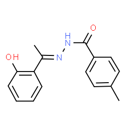 N'-[1-(2-hydroxyphenyl)ethylidene]-4-methylbenzohydrazide结构式