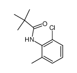 N-(2-chloro-6-methylphenyl)pivalamide结构式