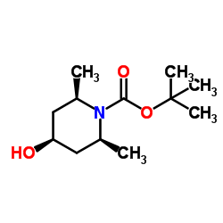 tert-butyl (2R,4r,6S)-rel-4-hydroxy-2,6-dimethylpiperidine-1-carboxylate picture