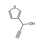 1-(thiophen-3-yl)prop-2-yn-1-ol结构式