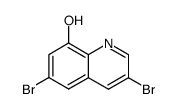 3,6-dibromo-8-quinolinol结构式