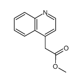 4-Quinolineacetic acid, Methyl ester Structure